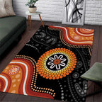 Australia Aboriginal Art Area Rug Indigenous Proud