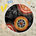 Australia Aboriginal Art Beach Blanket Indigenous Proud