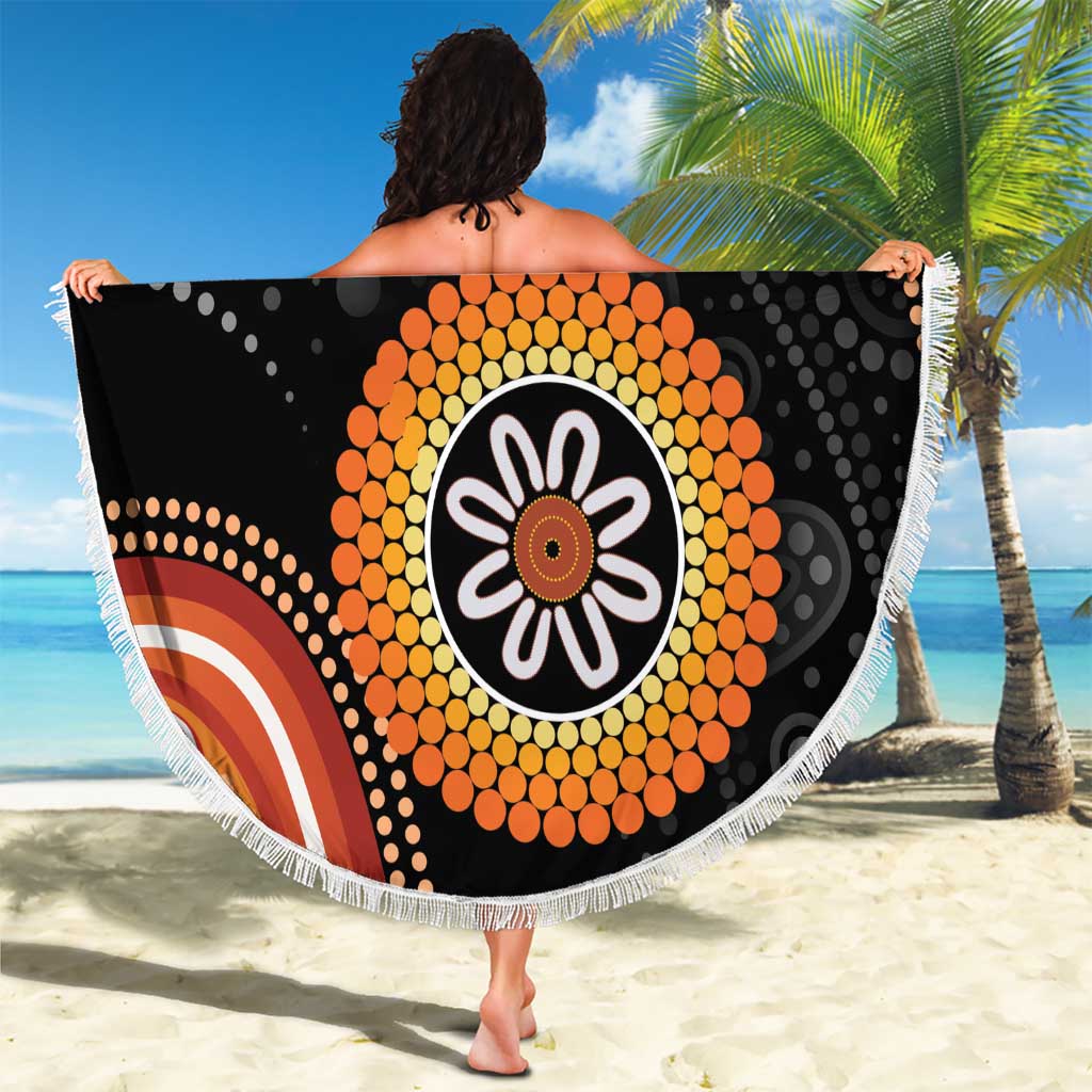 Australia Aboriginal Art Beach Blanket Indigenous Proud