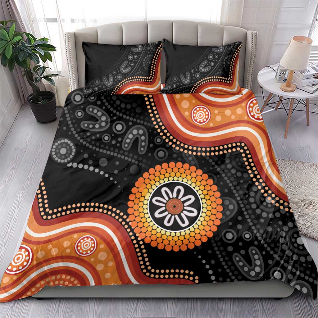 Australia Aboriginal Art Bedding Set Indigenous Proud