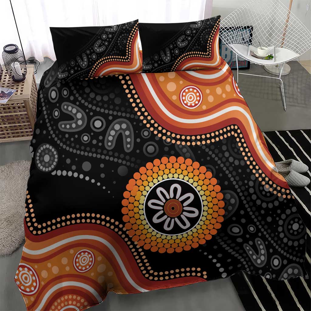Australia Aboriginal Art Bedding Set Indigenous Proud