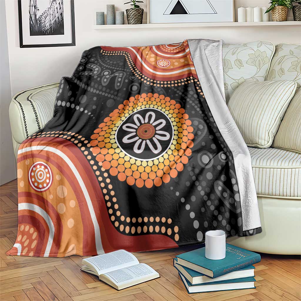 Australia Aboriginal Art Blanket Indigenous Proud