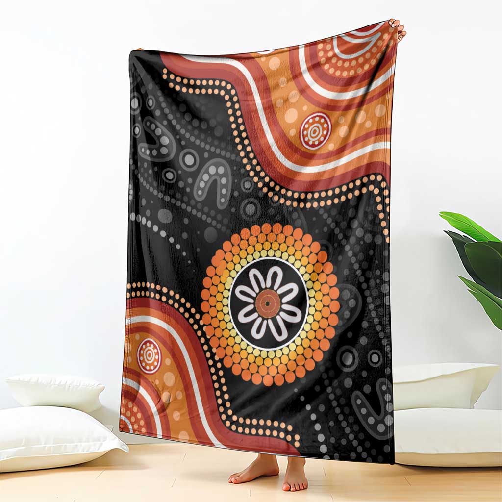 Australia Aboriginal Art Blanket Indigenous Proud