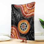 Australia Aboriginal Art Blanket Indigenous Proud