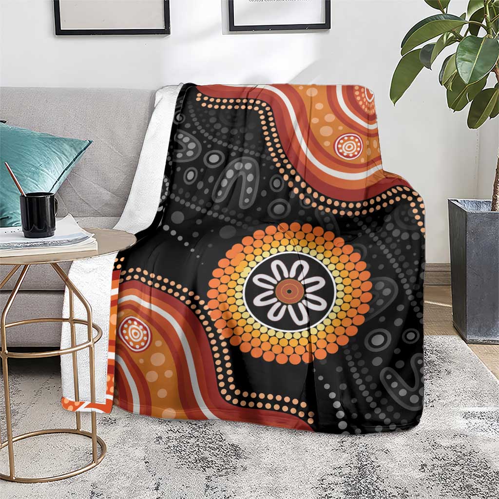Australia Aboriginal Art Blanket Indigenous Proud