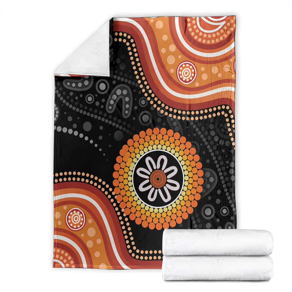 Australia Aboriginal Art Blanket Indigenous Proud