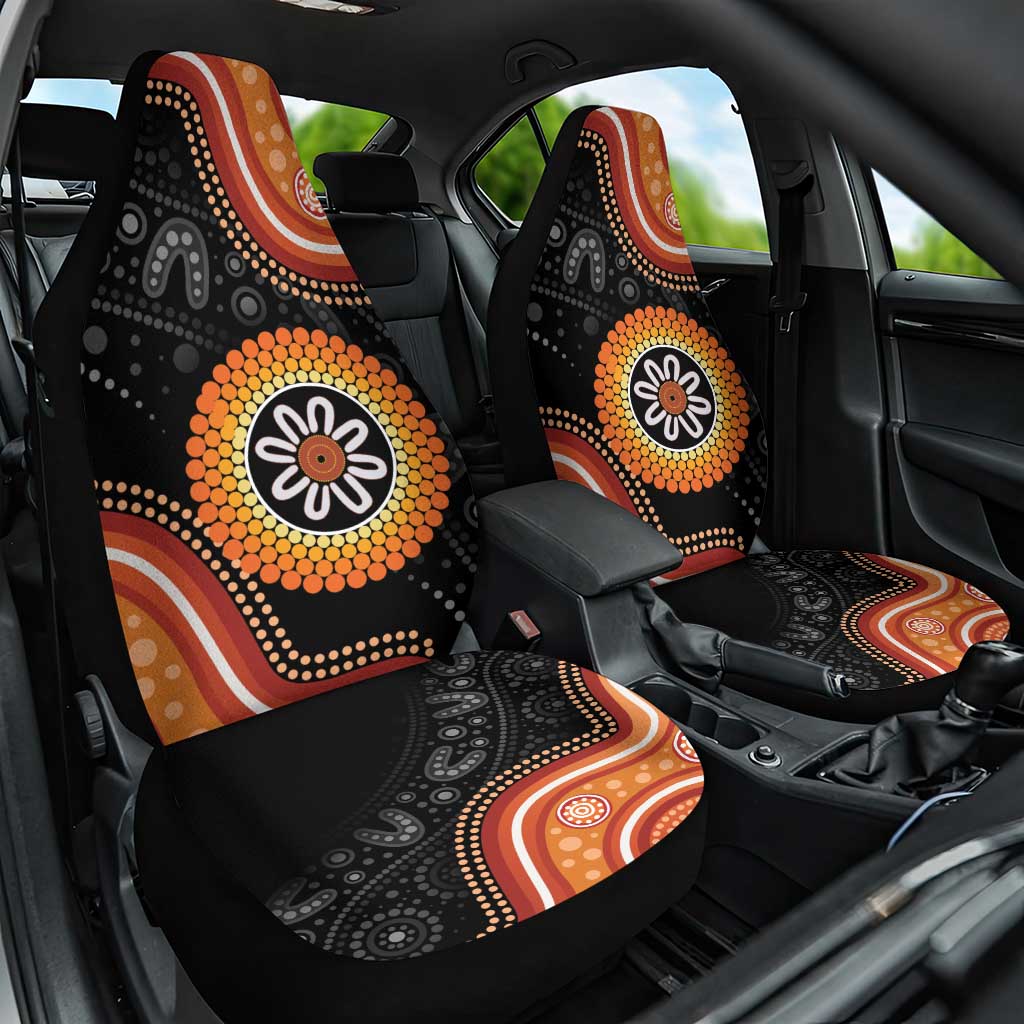 Australia Aboriginal Art Car Seat Cover Indigenous Proud