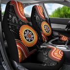 Australia Aboriginal Art Car Seat Cover Indigenous Proud