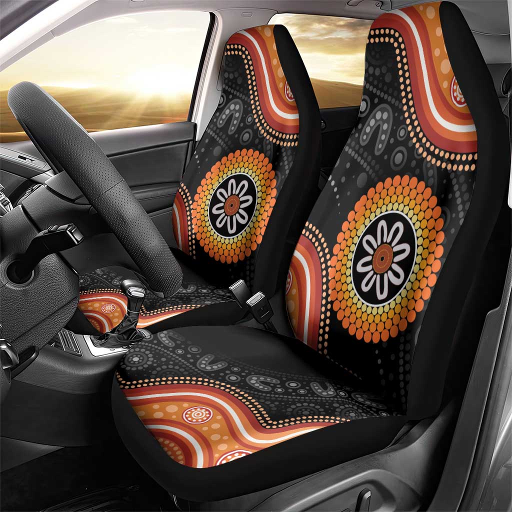 Australia Aboriginal Art Car Seat Cover Indigenous Proud