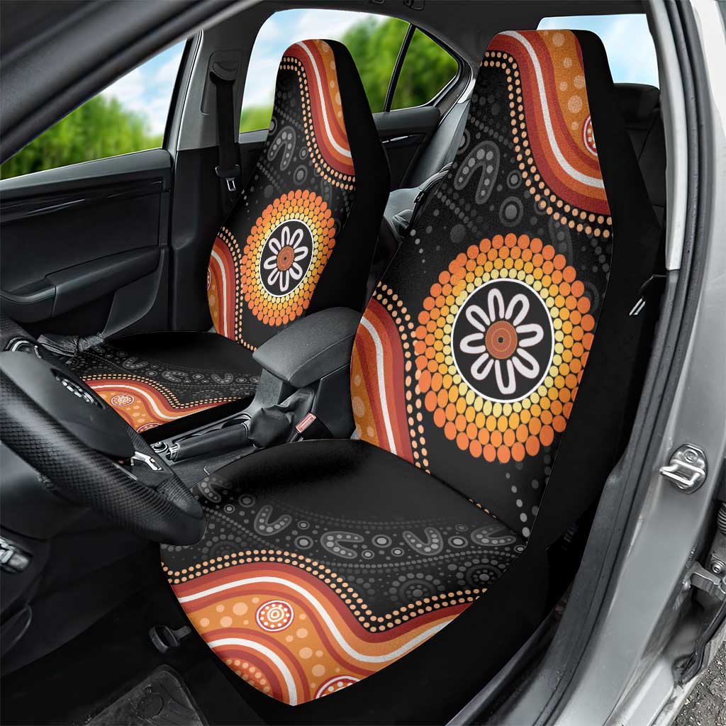 Australia Aboriginal Art Car Seat Cover Indigenous Proud