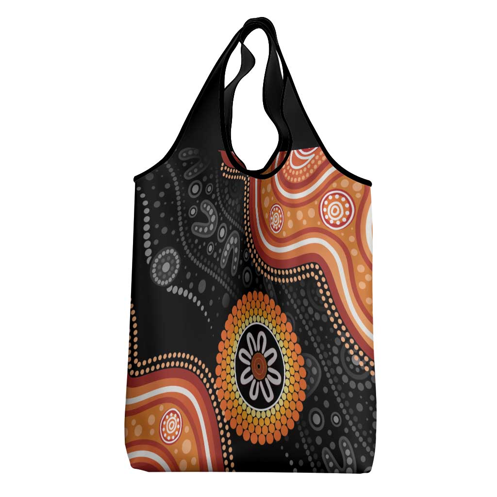 Australia Aboriginal Art Grocery Bag Indigenous Proud