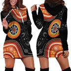 Australia Aboriginal Art Hoodie Dress Indigenous Proud
