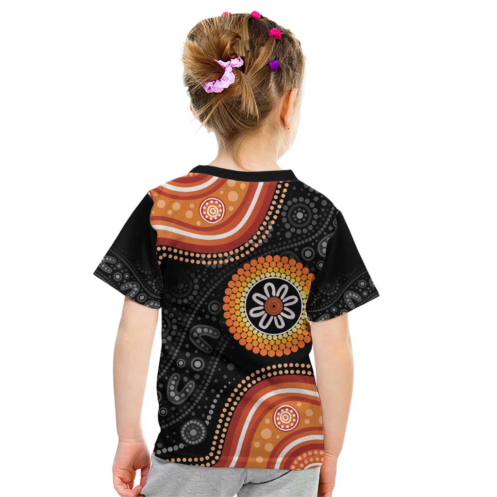 Australia Aboriginal Art Kid T Shirt Indigenous Proud