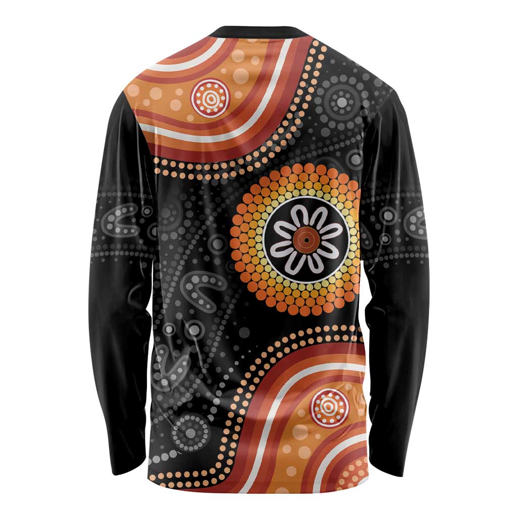 Australia Aboriginal Art Long Sleeve Shirt Indigenous Proud