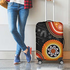 Australia Aboriginal Art Luggage Cover Indigenous Proud