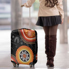 Australia Aboriginal Art Luggage Cover Indigenous Proud