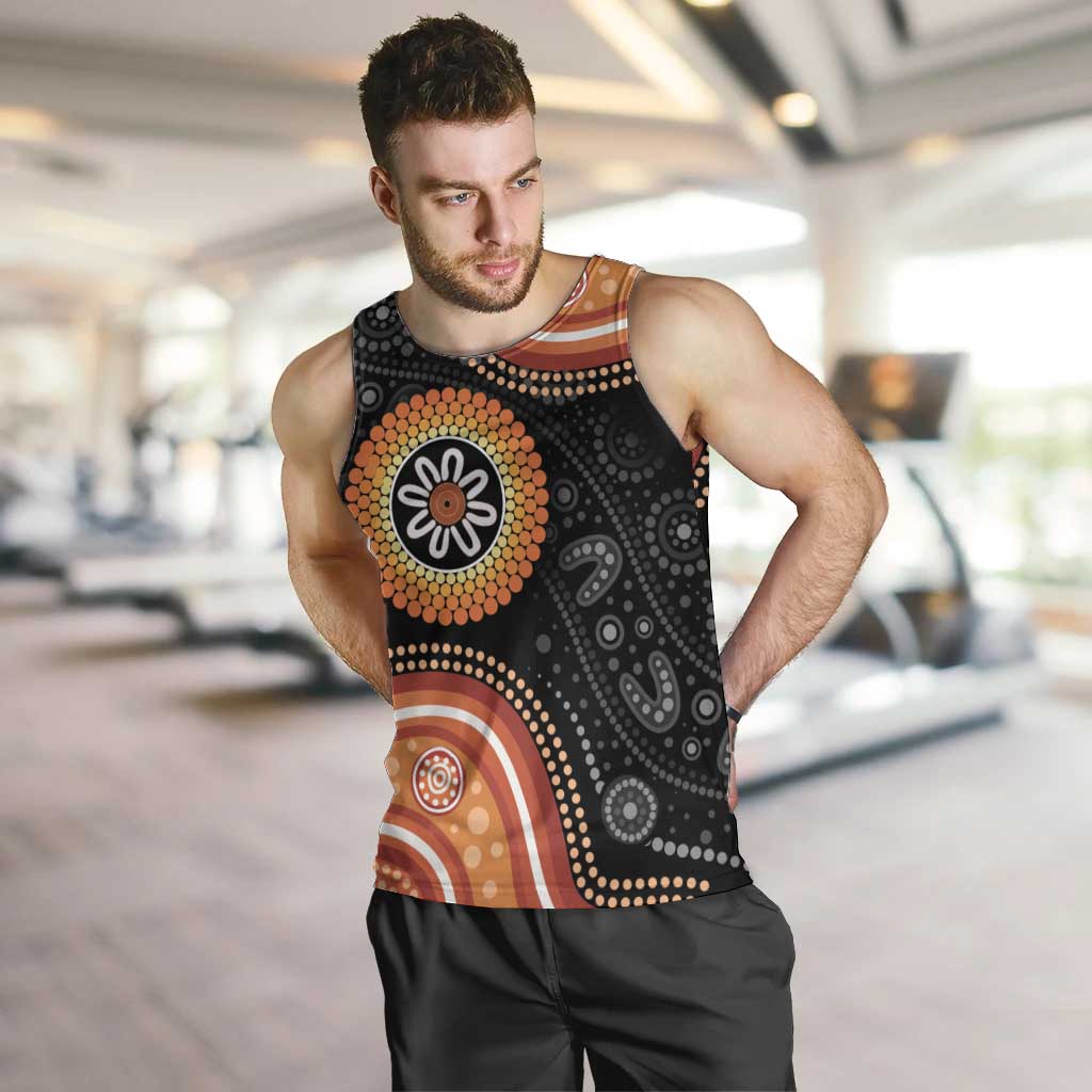 Australia Aboriginal Art Men Tank Top Indigenous Proud