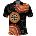 Australia Aboriginal Art Polo Shirt Indigenous Proud