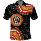 Australia Aboriginal Art Polo Shirt Indigenous Proud