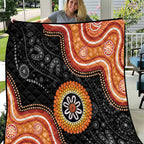 Australia Aboriginal Art Quilt Indigenous Proud