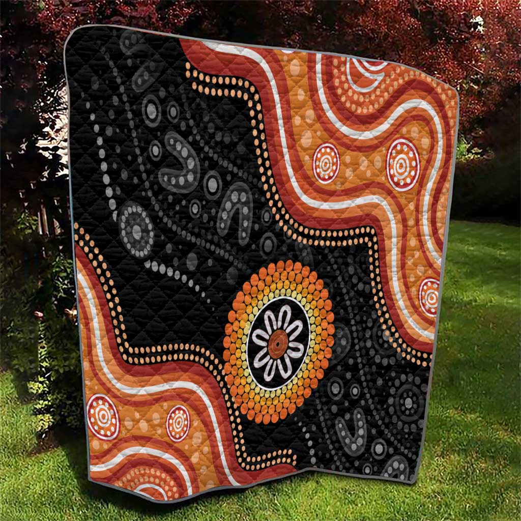 Australia Aboriginal Art Quilt Indigenous Proud