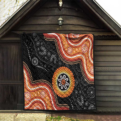 Australia Aboriginal Art Quilt Indigenous Proud