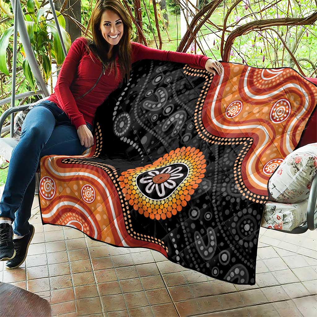 Australia Aboriginal Art Quilt Indigenous Proud