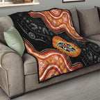 Australia Aboriginal Art Quilt Indigenous Proud