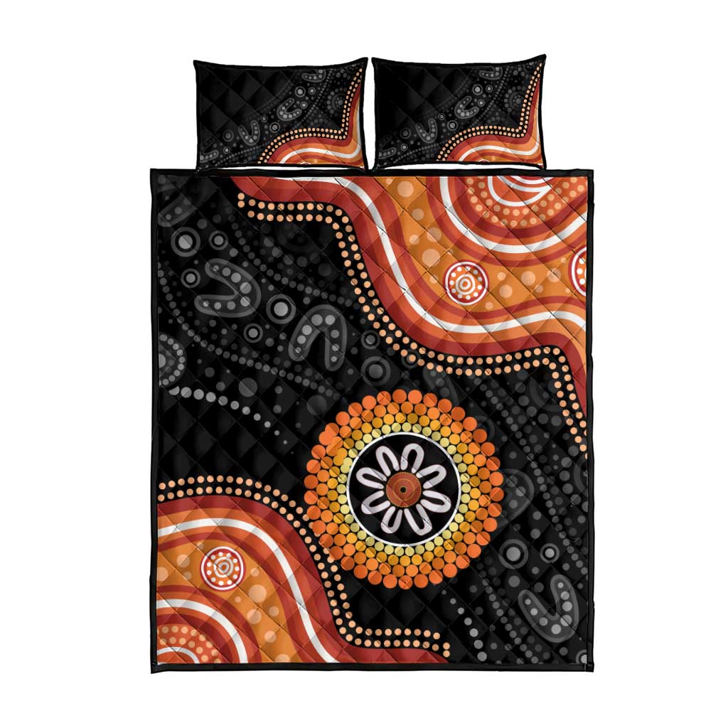 Australia Aboriginal Art Quilt Bed Set Indigenous Proud