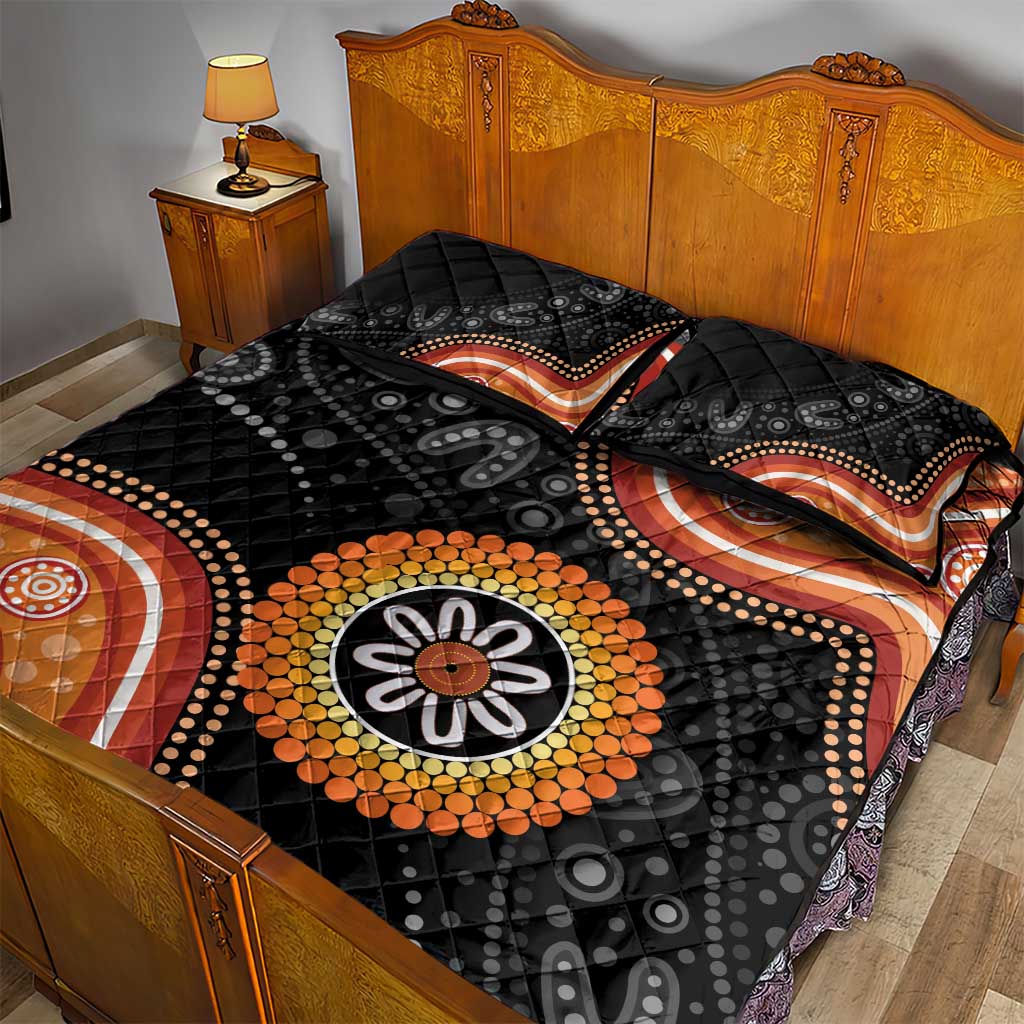 Australia Aboriginal Art Quilt Bed Set Indigenous Proud