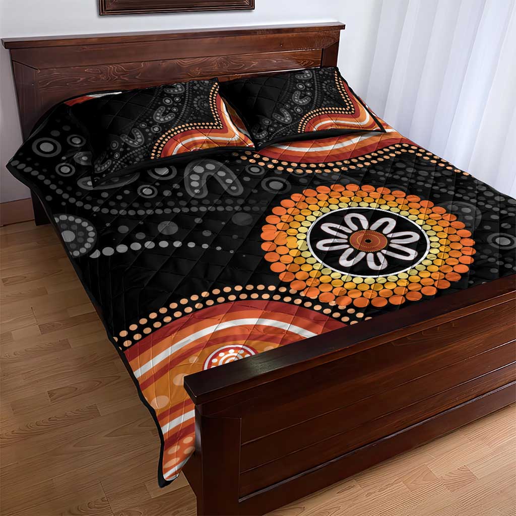 Australia Aboriginal Art Quilt Bed Set Indigenous Proud