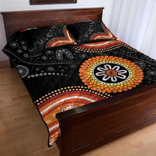 Australia Aboriginal Art Quilt Bed Set Indigenous Proud