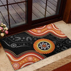 Australia Aboriginal Art Rubber Doormat Indigenous Proud