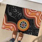 Australia Aboriginal Art Rubber Doormat Indigenous Proud