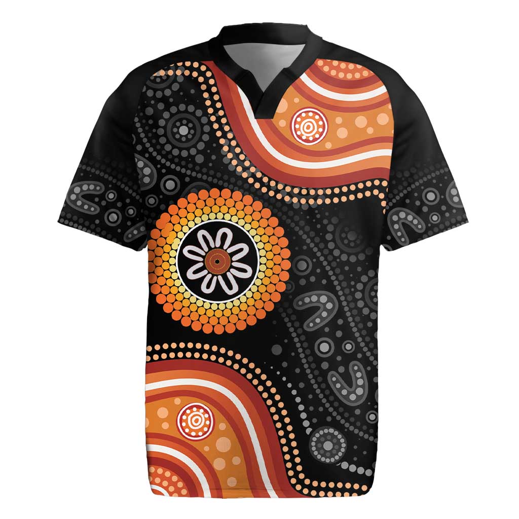 Australia Aboriginal Art Rugby Jersey Indigenous Proud