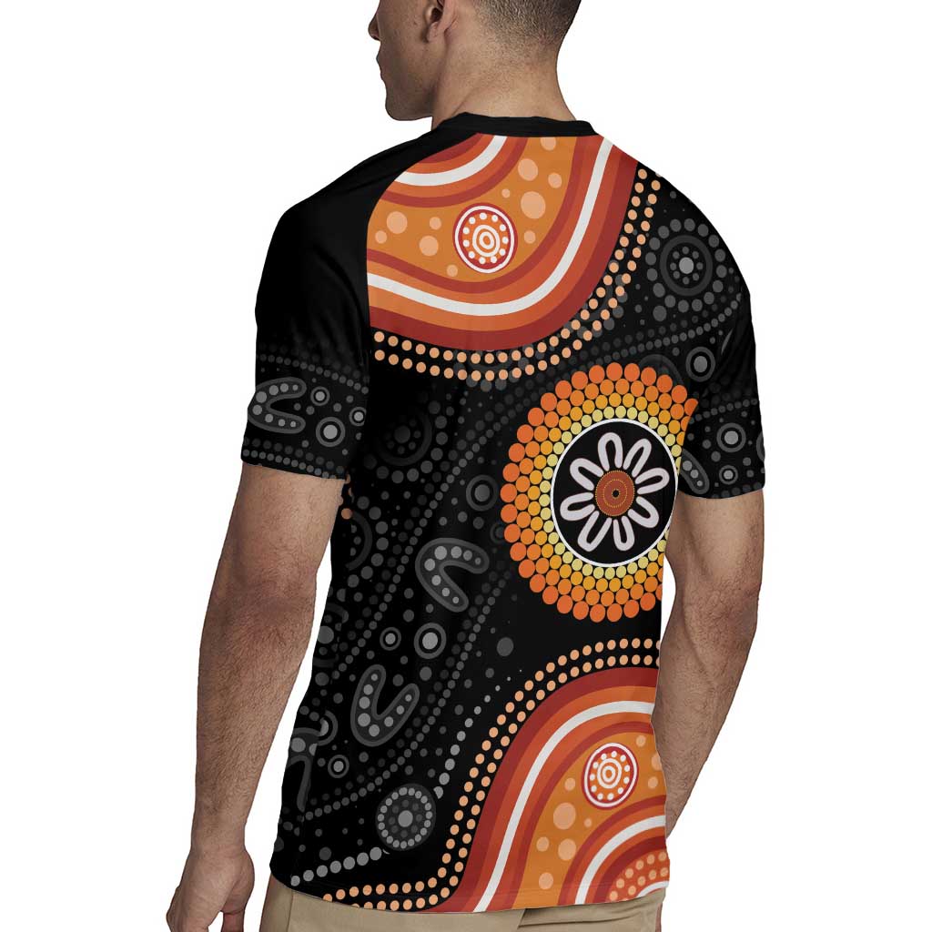 Australia Aboriginal Art Rugby Jersey Indigenous Proud
