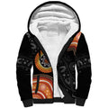 Australia Aboriginal Art Sherpa Hoodie Indigenous Proud