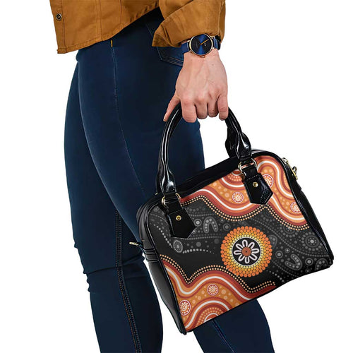 Australia Aboriginal Art Shoulder Handbag Indigenous Proud