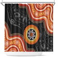 Australia Aboriginal Art Shower Curtain Indigenous Proud