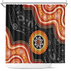 Australia Aboriginal Art Shower Curtain Indigenous Proud
