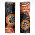 Australia Aboriginal Art Skinny Tumbler Indigenous Proud