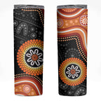 Australia Aboriginal Art Skinny Tumbler Indigenous Proud