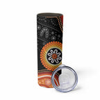 Australia Aboriginal Art Skinny Tumbler Indigenous Proud
