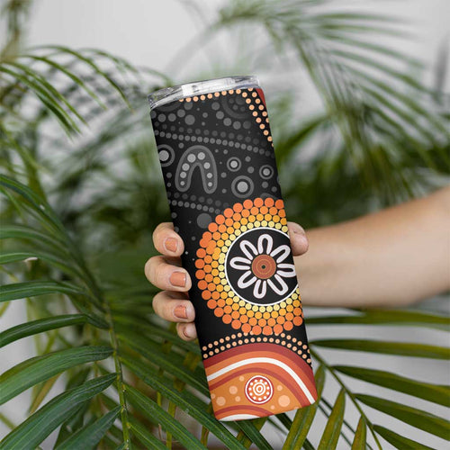 Australia Aboriginal Art Skinny Tumbler Indigenous Proud