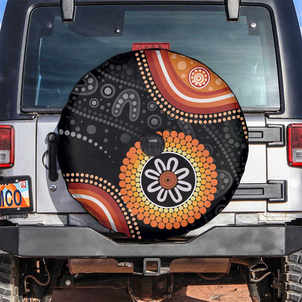 Australia Aboriginal Art Spare Tire Cover Indigenous Proud