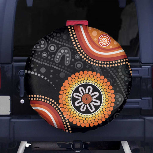 Australia Aboriginal Art Spare Tire Cover Indigenous Proud