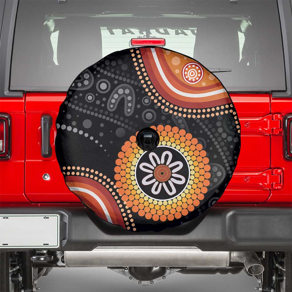 Australia Aboriginal Art Spare Tire Cover Indigenous Proud