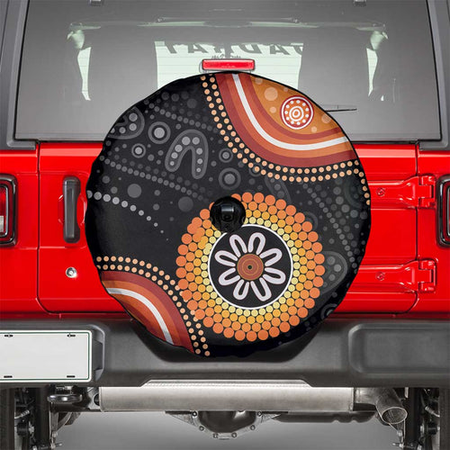 Australia Aboriginal Art Spare Tire Cover Indigenous Proud