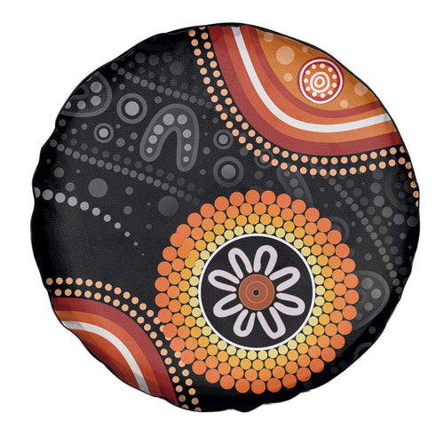 Australia Aboriginal Art Spare Tire Cover Indigenous Proud