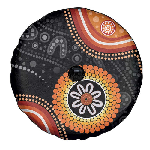 Australia Aboriginal Art Spare Tire Cover Indigenous Proud